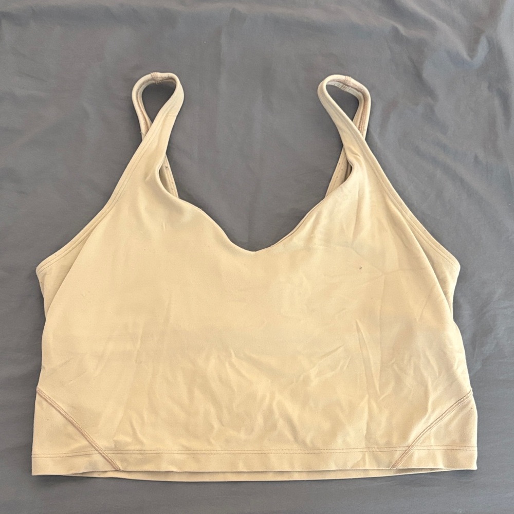 Lululemon nude colored bralette size 12